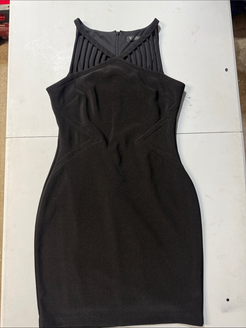 Black Sleeveless Bodycon Dress